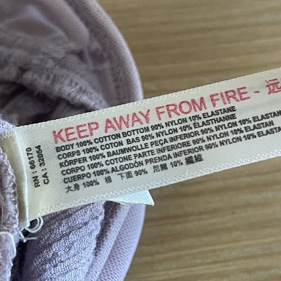 Women's Free People Size S Perfect Catch Bodysuit Silverberry Purple - Picture 8 of 8